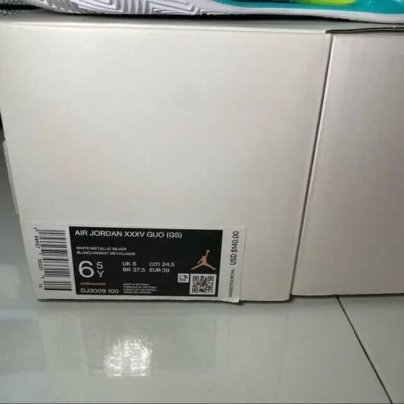🆕 Guo Ailun x Air Jordan 35 GS 'Jade' - Picture 13 of 13